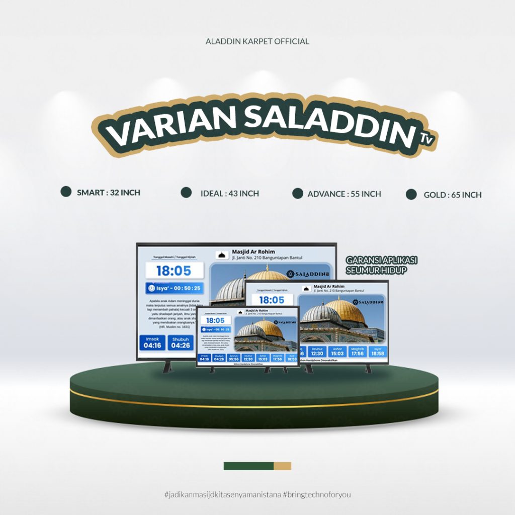 Toko Jam Digital Masjid Sidoarjo – Harga Terjangkau & Ready